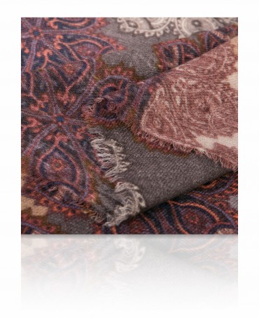 Палантин Унисекс W70.TW4-SK85/BROWN